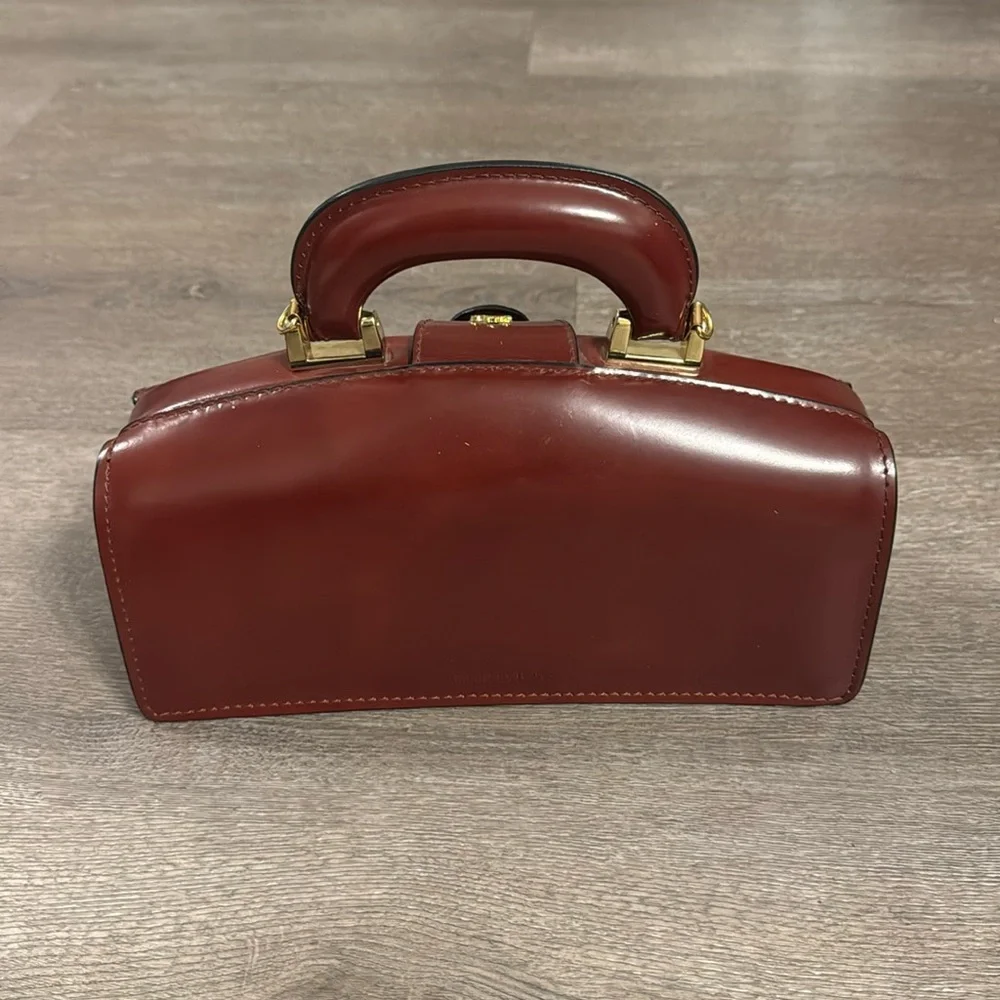 Pratesi Pelletterie Lady Brunelleschi Leather Handbag Shoulder Bag - Picture 2 of 12